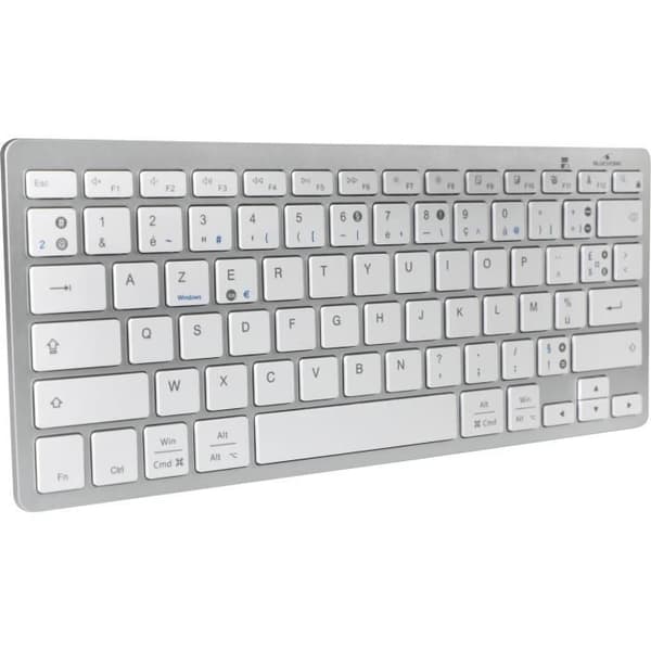 Bluetooth-näppäimistö kaksipuoleisella asettelulla PC:lle ja MAC:lle - BLUESTORK - MINI MAC PC - Macille ja PC:lle - Musta