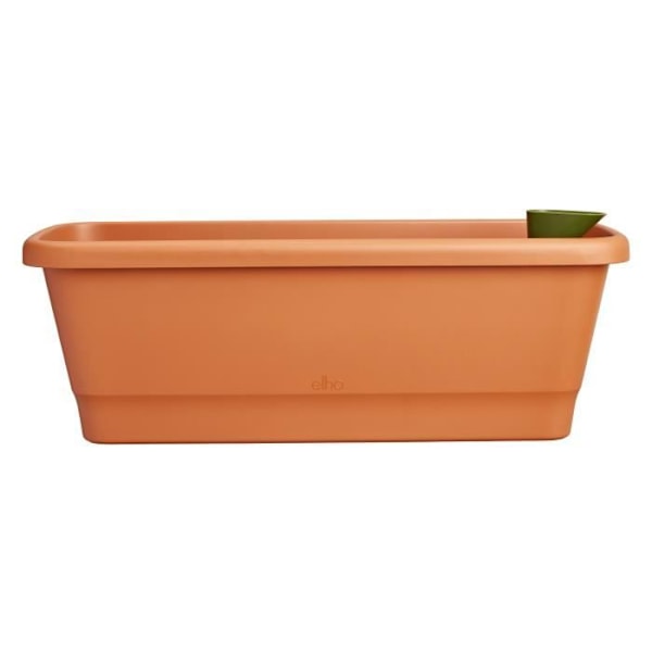 Elho Noa Parveke L - Ruskea - P 65 x S 20 x K 18 cm - Parveke;ulko - 100% kierrätetty