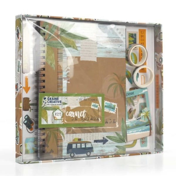 Scrapbooking resedagbok kit Flerfärgad