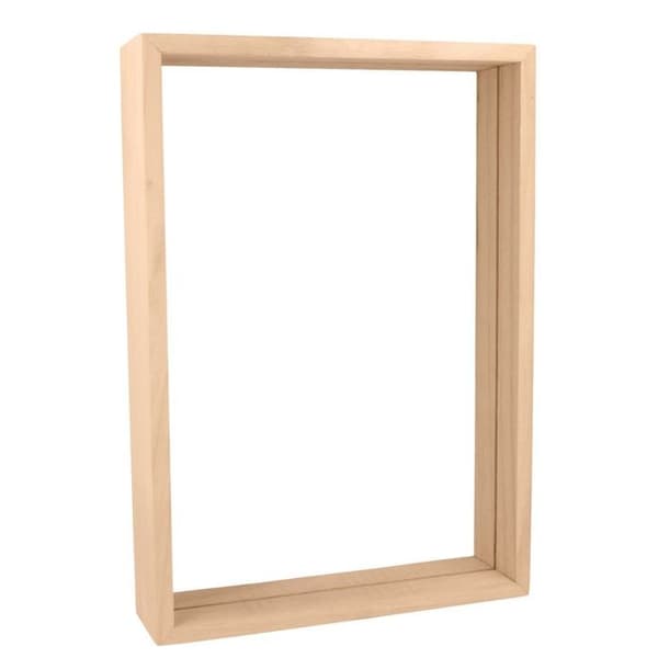 Herbarium + träram 27 cm beige