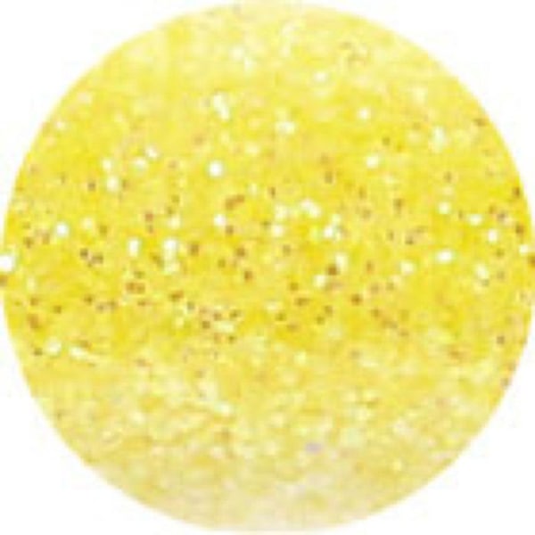 Biologiskt nedbrytbara pulverflingor 2,7 g - gula Gul