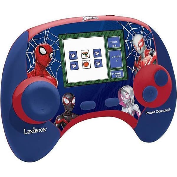 Bilingual educational console Spider-Man med LCD-skærm DA-EN Blå rød