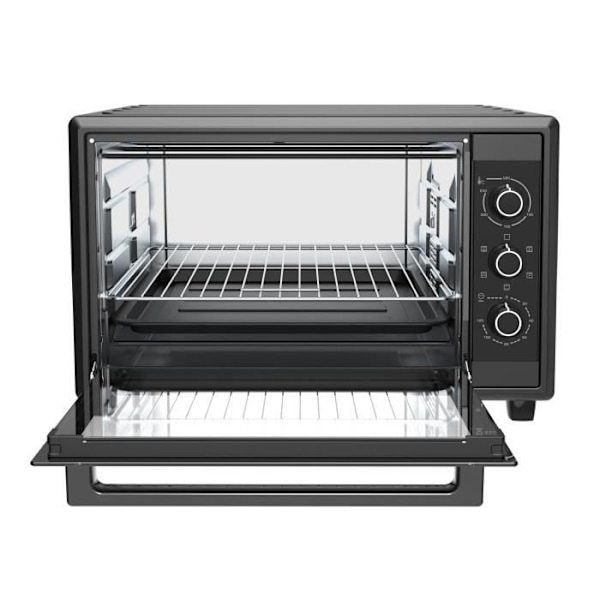 BRANDT Multifunktionsovn 55L 2200 Watt rotisserie FC55MUBSL sort