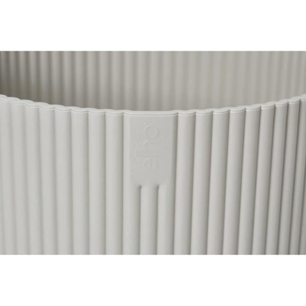ELHO Vibes Fold Rund urtepotte 30 - Hvid - Ø 30 x H 27 cm - indvendig - 100% genanvendt Vit