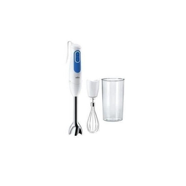 Håndmixer BRAUN MQ3005WH Cream - 750 W - Hvid - Blå - Til smoothie, gazpacho, suppe