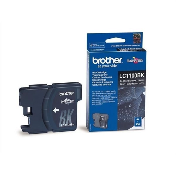 Brother LC1100BK sort blækpatron