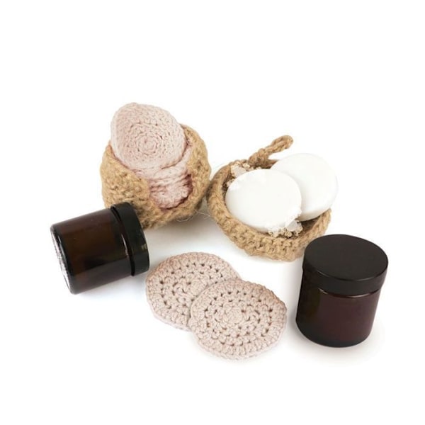 DIY kit för zero waste - badrum brun