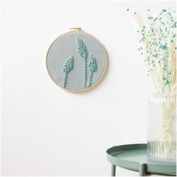 Kitti Punch Needle - Lagurus - Beige - 21,5 cm - Sisältää: neulan, langat, liiman