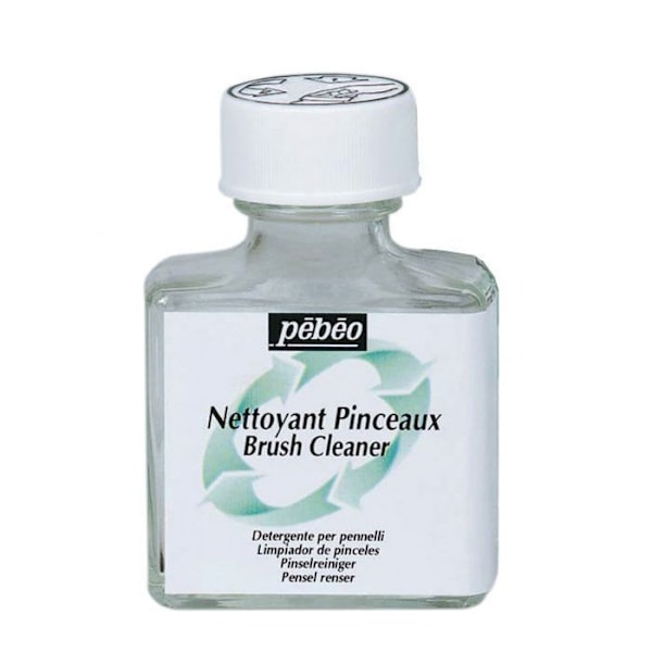 Penselrengøring - Pébéo - 75ml - Olie og akryl - Multi-brug - Hvid