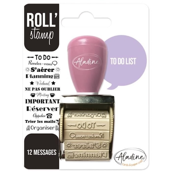 Tamponi rullalle Roll'Stamp - ALADINE - Tehtävälista - 12 viestiä