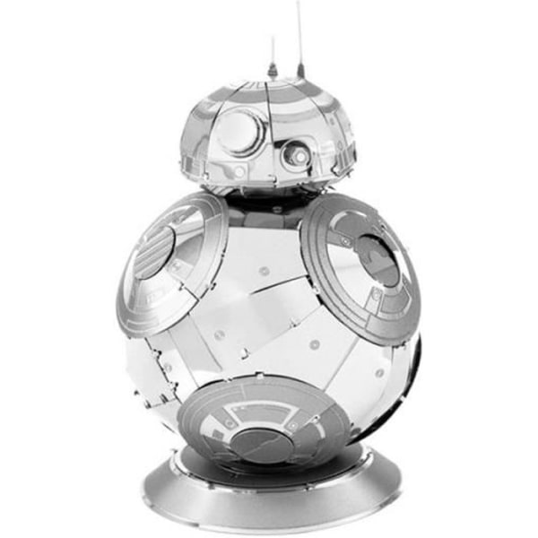 Metallirakennuspeli - METAL EARTH - Star Wars BB8 - Kokoamaan itse - Harmaa - Alaikäraja 14 vuotta Grå