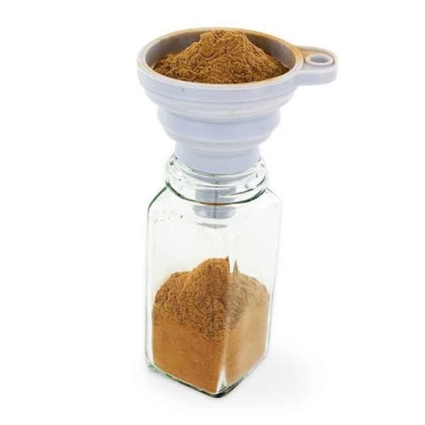 Maustepullo - AROMANDISE - Jauhettu paprika 40 g - Lasipullo - Silikonisuppilo - Luomu