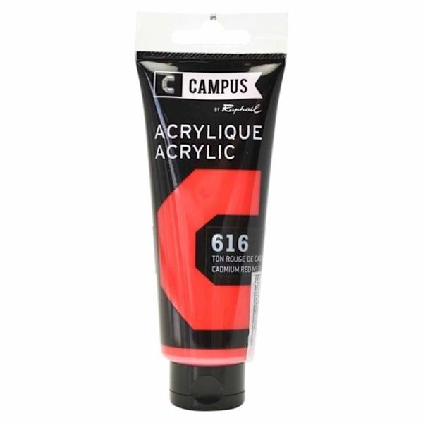 Akrylfärg 100 ml - Medium Cadmium Red n°616 Röd