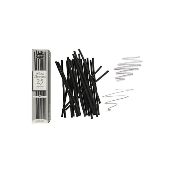 Fusains Mignonnette Ø 2 till 3 mm 25 stift