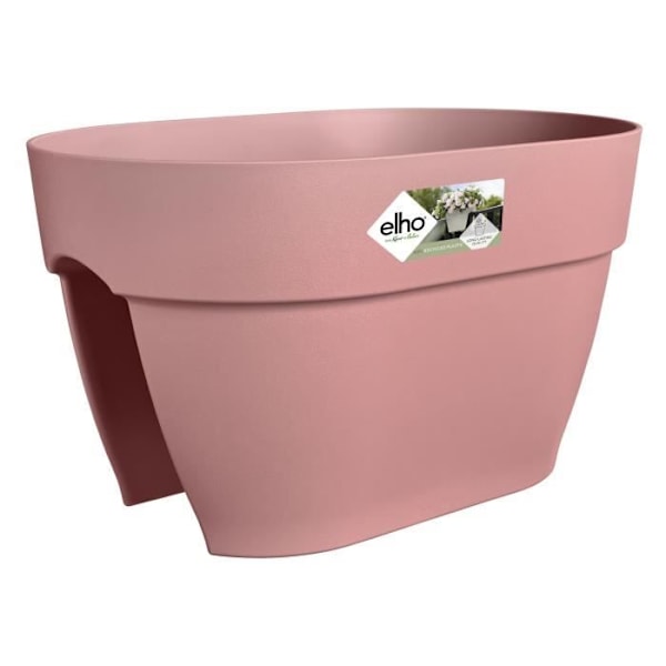 ELHO - Urtepotte - Vibia Campana Flower Bridge 40 - Dusty Rose - Udendørs altan - L 26 x B 39 x H 22 cm rosa damm