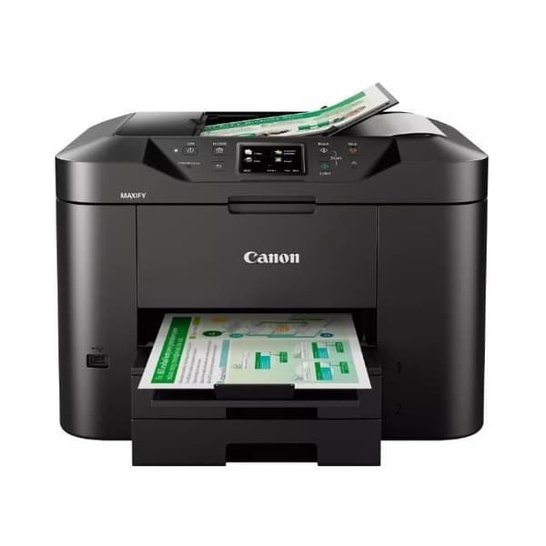 Multifunktionsprinter - CANON - MAXIFY MB2750 - Inkjet - Farve - Automatisk dobbeltsidet - WIFI - Sort