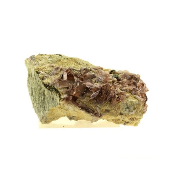 Sten og mineraler. Aksinitis. 214,0 øre. La Balme d'Auris, Bourg d'Oisans, Isère, Frankrig..