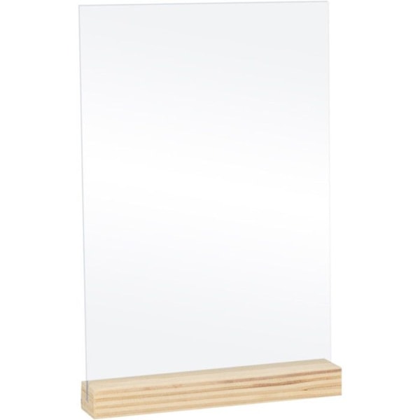 5 transparente plexiglasplader 10 x 15 cm + bunde Transparent