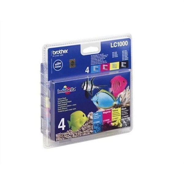 Brother LC1000 farve Multipack blækpatroner