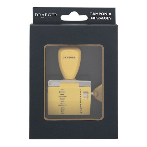 Tamponmeddelande - Draeger Paris - Temakök - 12 Meddelanden - DIY-tillbehör - Blandat Gul