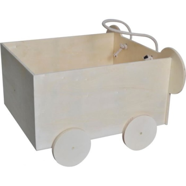 Trä vagn - Artemio - Koala - 34x30x20.5 cm - Kan anpassas - För barn