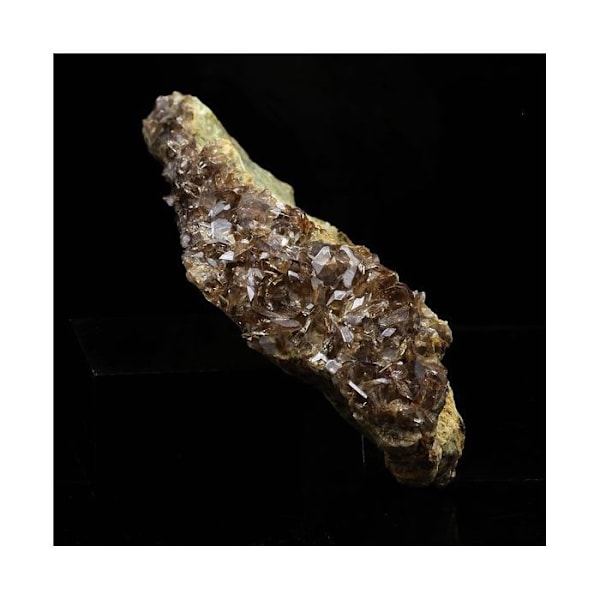 Sten og mineraler. Aksinitis. 536,0 øre. La Balme d'Auris, Bourg d'Oisans, Isère, Frankrig..