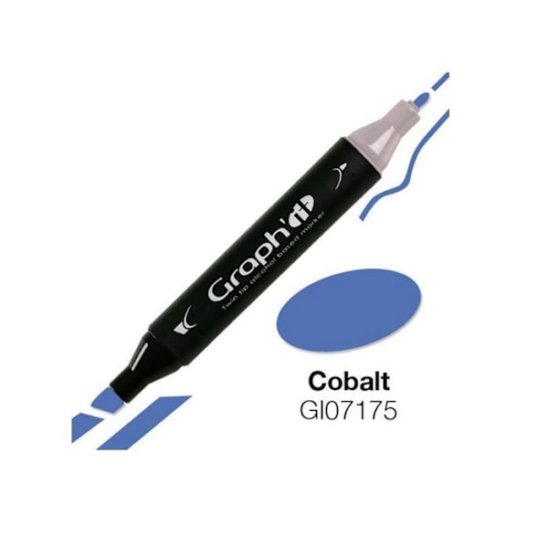 Graph'It - Graph'it 7175 Kobaltti alkoholimarker Blå