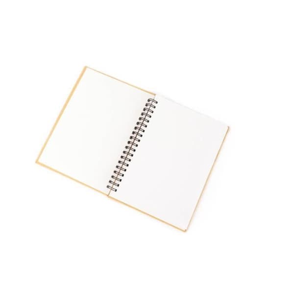 Notebook - Graine Créative - Spiral - 120g vitt papper - 80 ark - 18x24 cm kraft