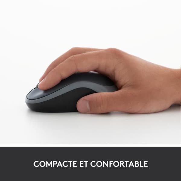 Hiiri - Langaton - Logitech - M185 - Punainen - Ambidextrinen