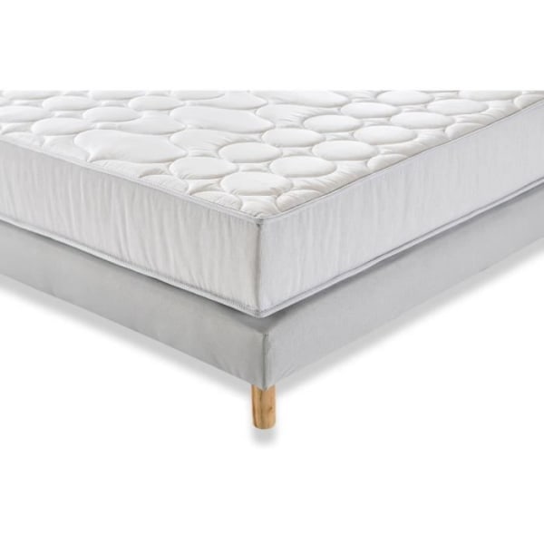 Madraspakke 140x190cm + boxspring + dyne + 2 puder - Pocketfjedre - 5 zoner - 19 cm - Fast DEKO DREAM Zen