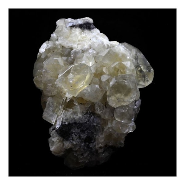 Stenar och mineraler. Kalcit + Blandning. 591,0 cent. Trier, Gard, Occitanie, Frankrike.