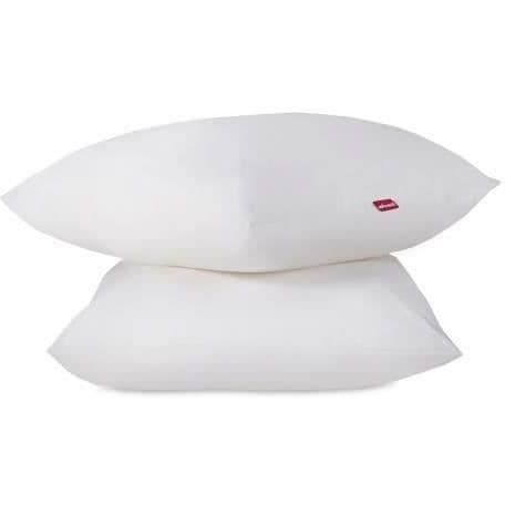 ABEIL Set med 2 Kuddar Mjukhet - 60 x 60 cm - Vit Vit