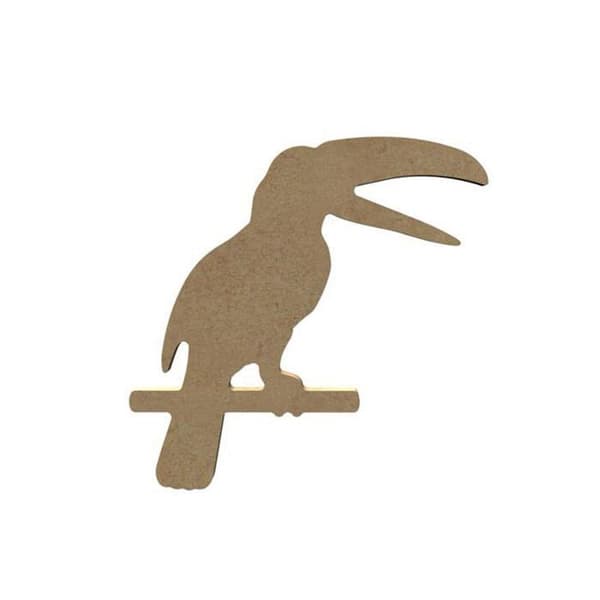 Dekorera MDF-tukan - 15 cm brun