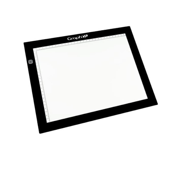 Ljusbord A4 - Graph'it - Modell 0912 - Ultra-tunn 6mm - LED - Adapter ingår