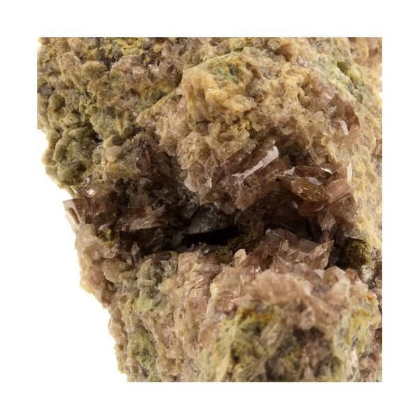 Stenar och mineraler. Axinit. 433,5 cent. Chamrousse, Isère, Frankrike.