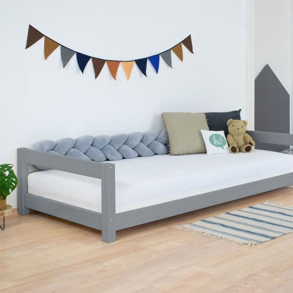 Säng barn KIDDY 90 x 180 grå Grå