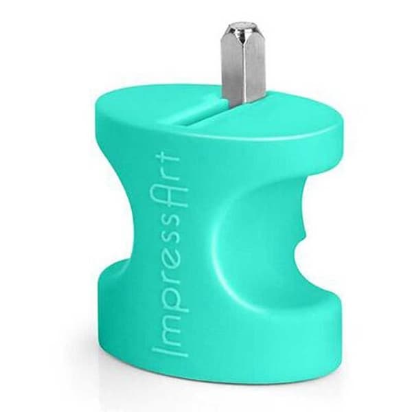 Stempler - ImpressArt - Blå penneholder - 1 x 3 mm - Plastik - Barn Blå