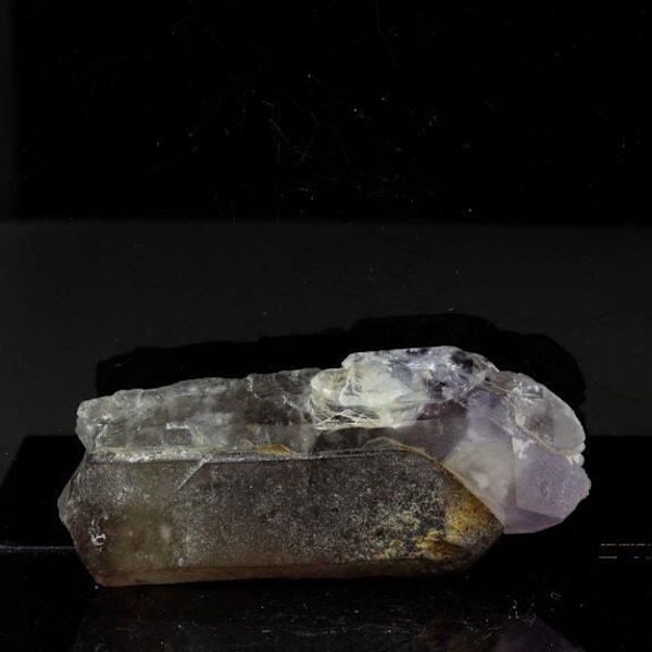 Kvarts - ABIJOUX - Røget scepter Ametyst - 186,0 ct - Mont-Blanc massivet