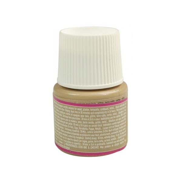 Akrylfärg - Pébéo - P.BO Déco - Brunsand - 45ml - Matt finish Brun aska
