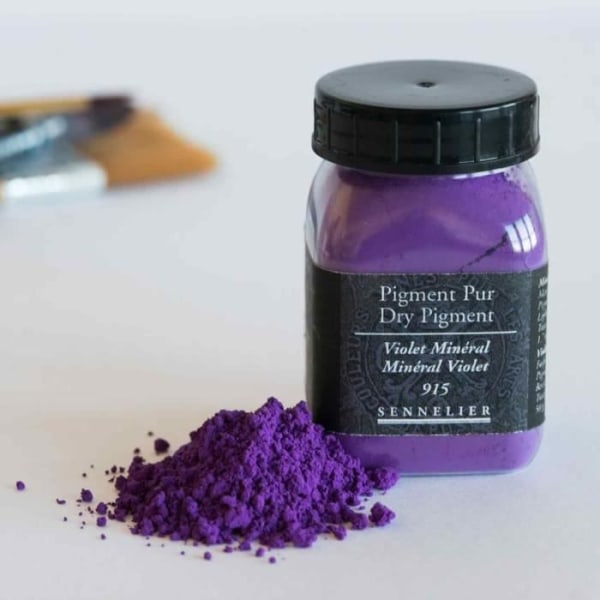 Pigment för färgskapande - 50 g burk - Mineralviolett