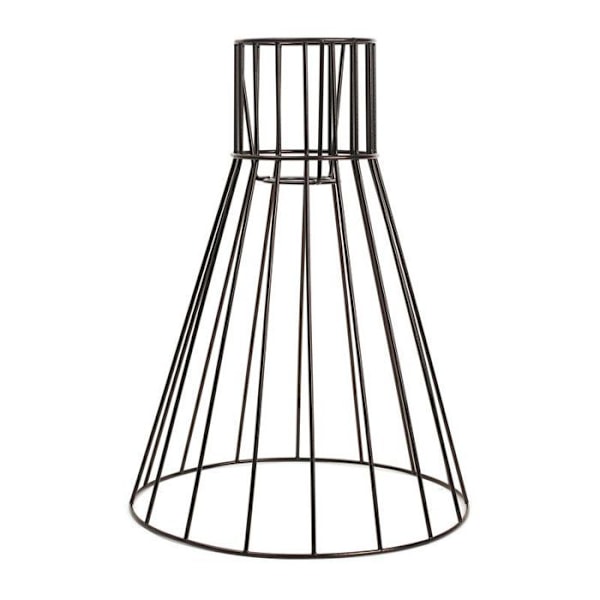 Svart underkjol lampskärm 33 x 25 cm Svart