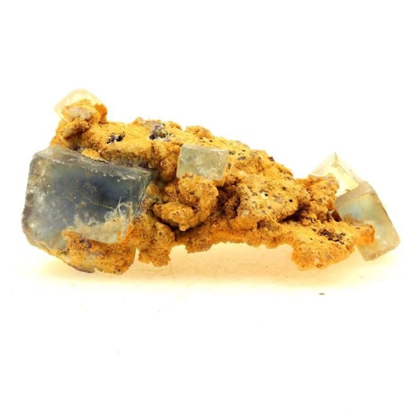 Kivet ja mineraalit. Fluoriitti. 256,0 ct. Burgin kaivos, Tarn, Ranska.