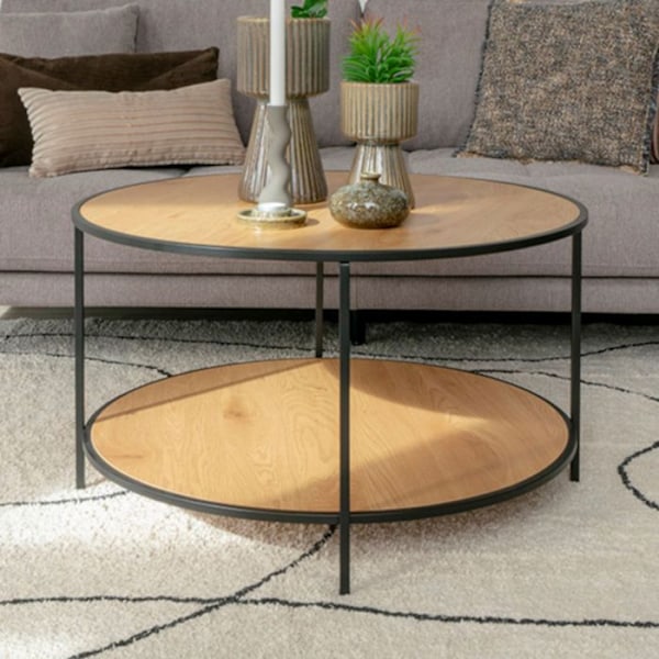 Soffbord Vita - Vit och Ekdekorr - Rektangulär - Modernt design Ekoseksdecor