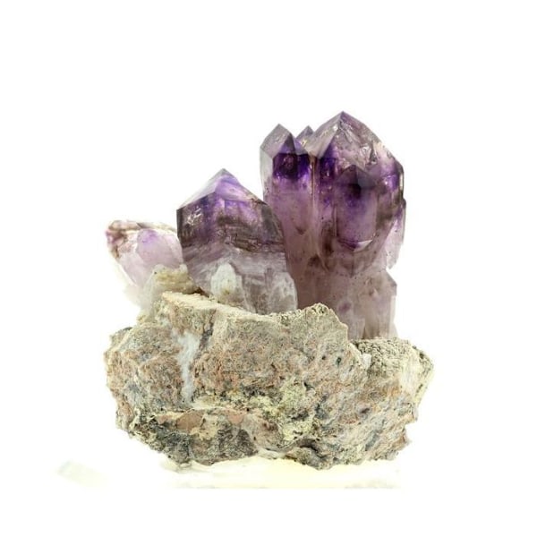 Quartz Ametist + Orthoclase 1805,1 karat Flerfärgad