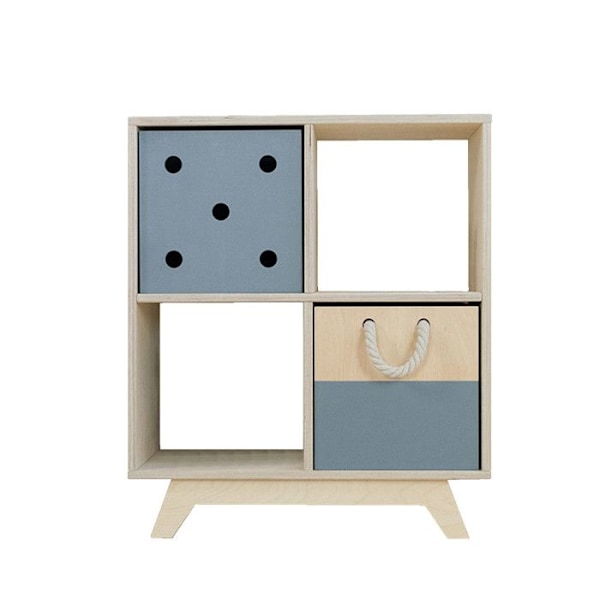 NABOSKY lackerad förvaringsenhet 2x2 Beige