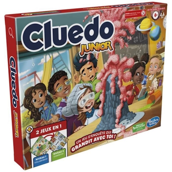 Cluedo Junior 2-i-1 - Junior brädspel - pusselspel Flerfärgad