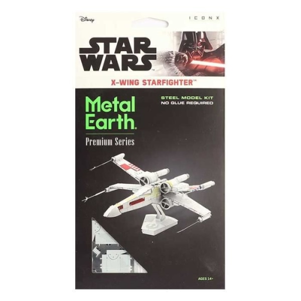 3D-metallimalli Star Wars - X-Wing