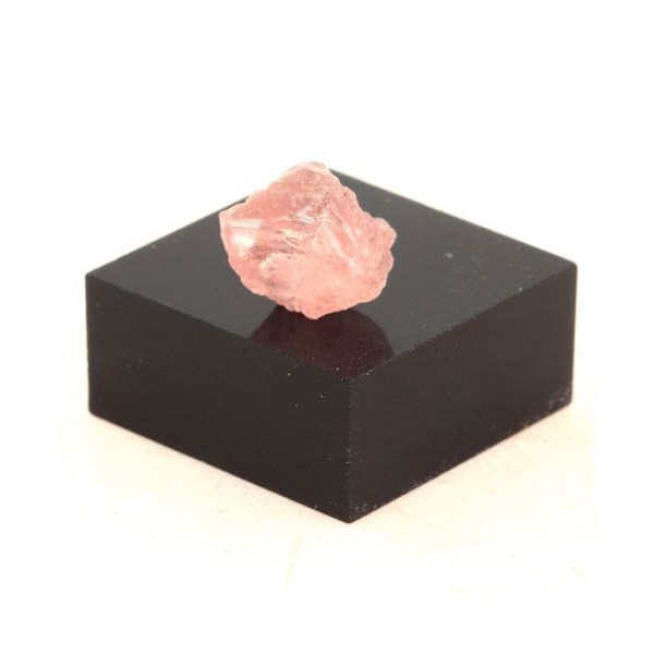 Sten og mineraler. Pink fluorit. 4,41 ct. Mont Blanc-massivet, Frankrig. Rosa
