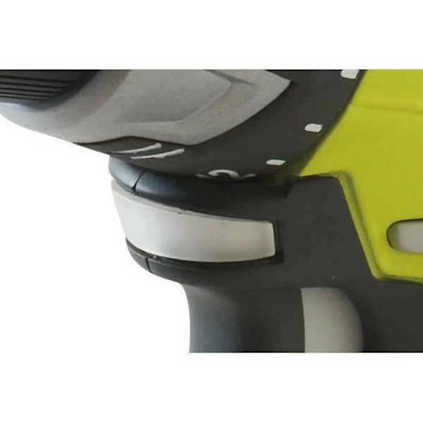 RYOBI - 12V boreskruetrækker - 1 hastighed - 25 Nm - 24 positioner - 10 mm borepatron + 2 2 Ah batterier, oplader & taske - RCD1201-220S Grågrön