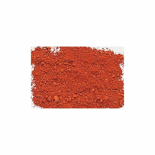 Pigment til at skabe maling - 90 g potte - Rød okker Röd